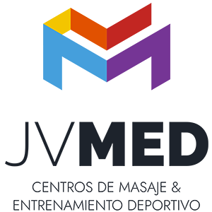 logotipo de JVMed Centros de masajes y entrenamiento deportivo